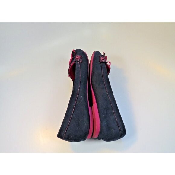 Unlisted Women's Flats Shoes 7M Blue Raspberry Kiltie Bow Casual Comfy Cushion - Picture 10 of 12